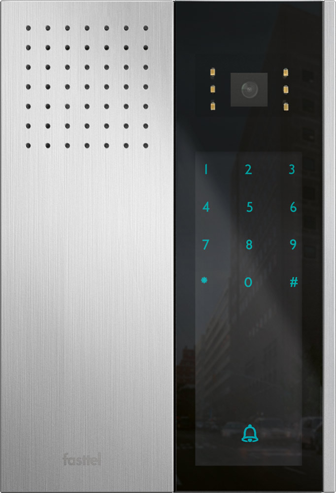 Wizard Elegance IP grey with keypad and color camera